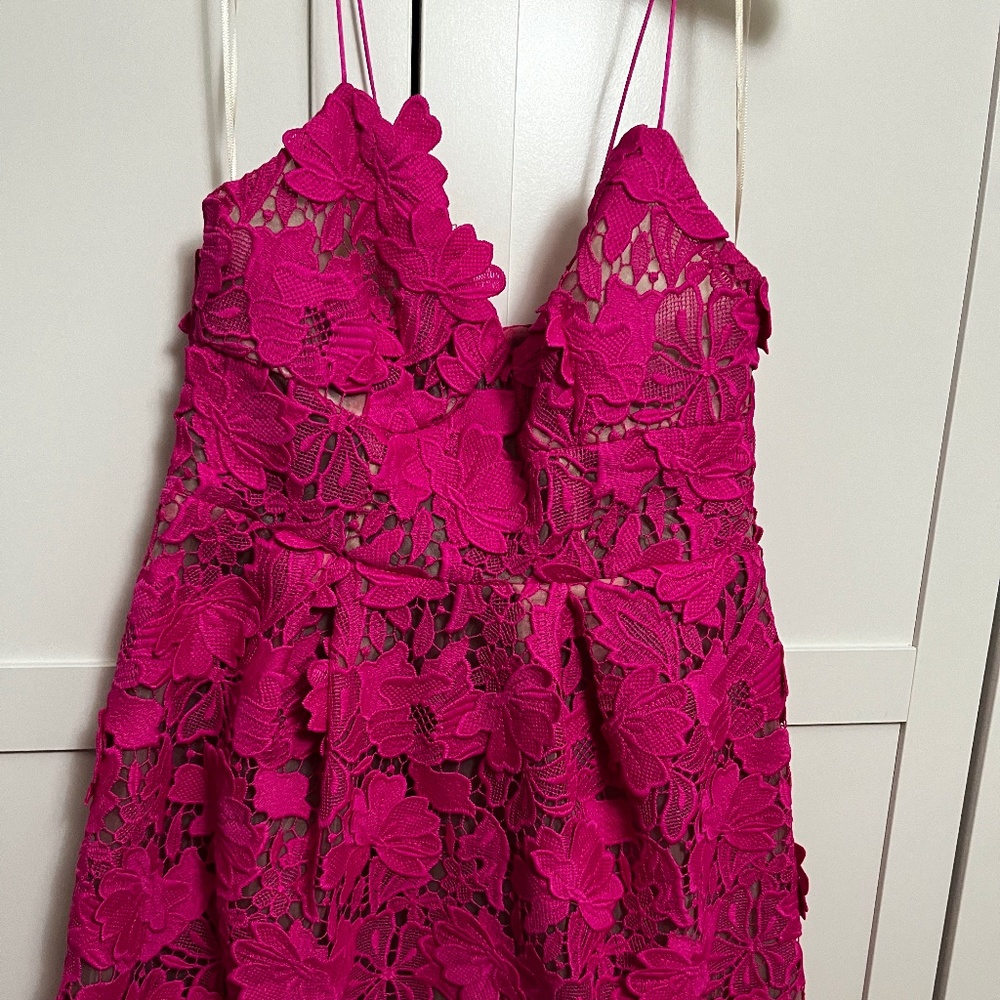 Mango Capsule Guipure Dress With Braces - Picture 6 of 6